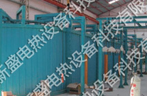 Suspension continuous resistance furnace